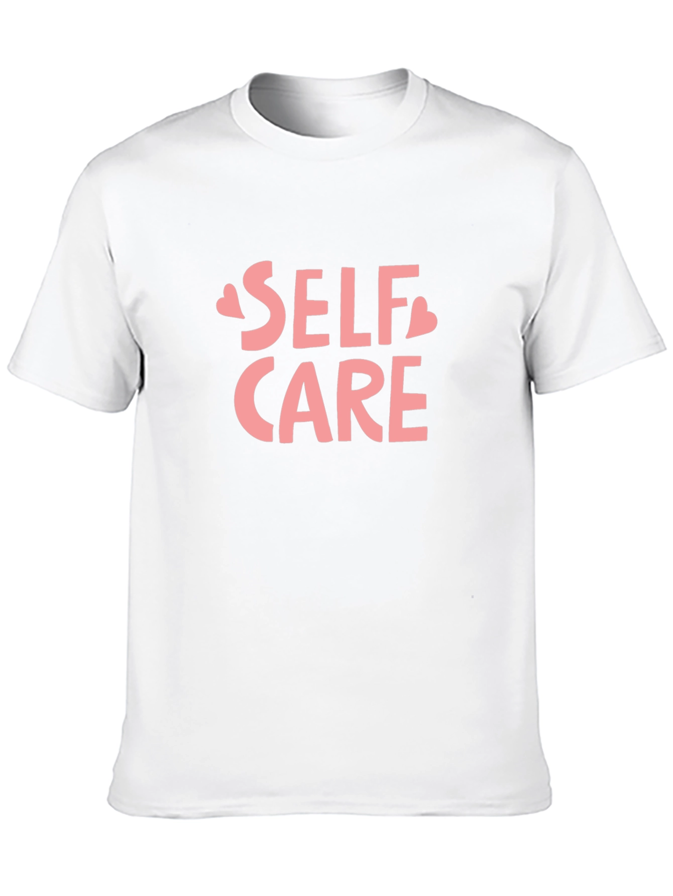 Camiseta Negra con Diseño Self Care