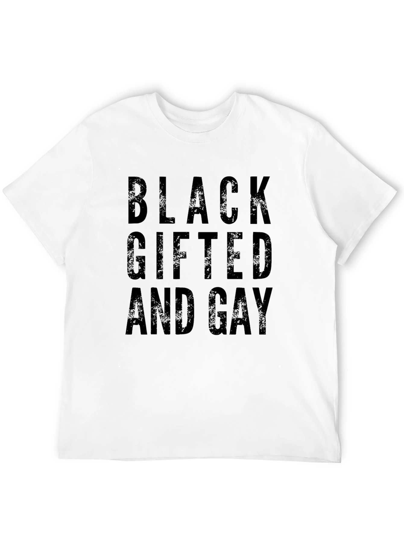 Camiseta Negra Black Gifted and Gay