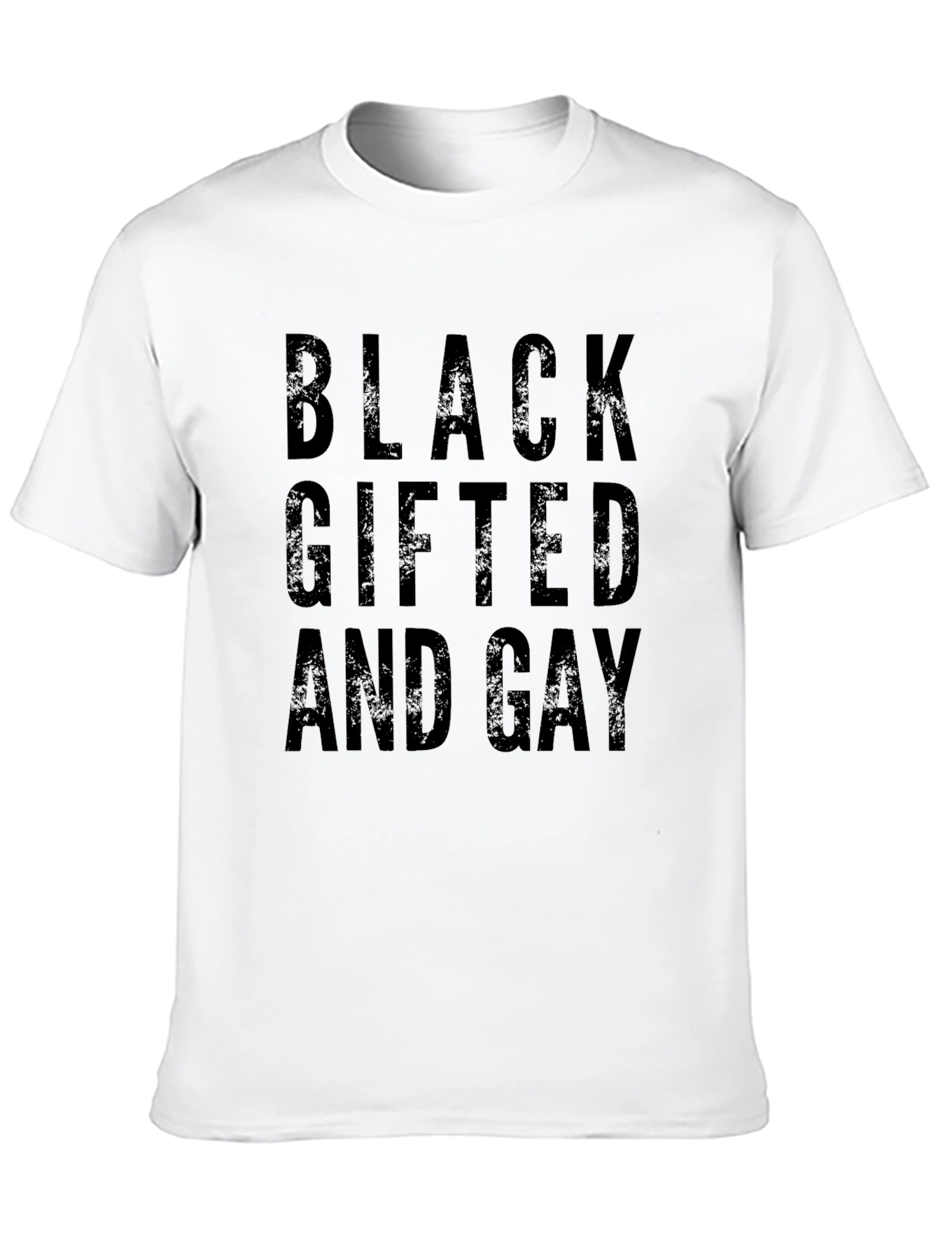 Camiseta Negra Black Gifted and Gay