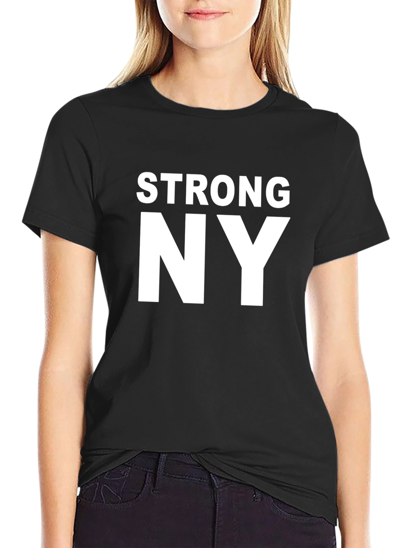 Camiseta Negra Strong NY