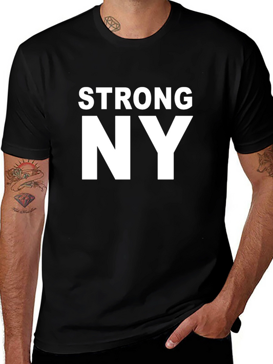 Camiseta Negra Strong NY