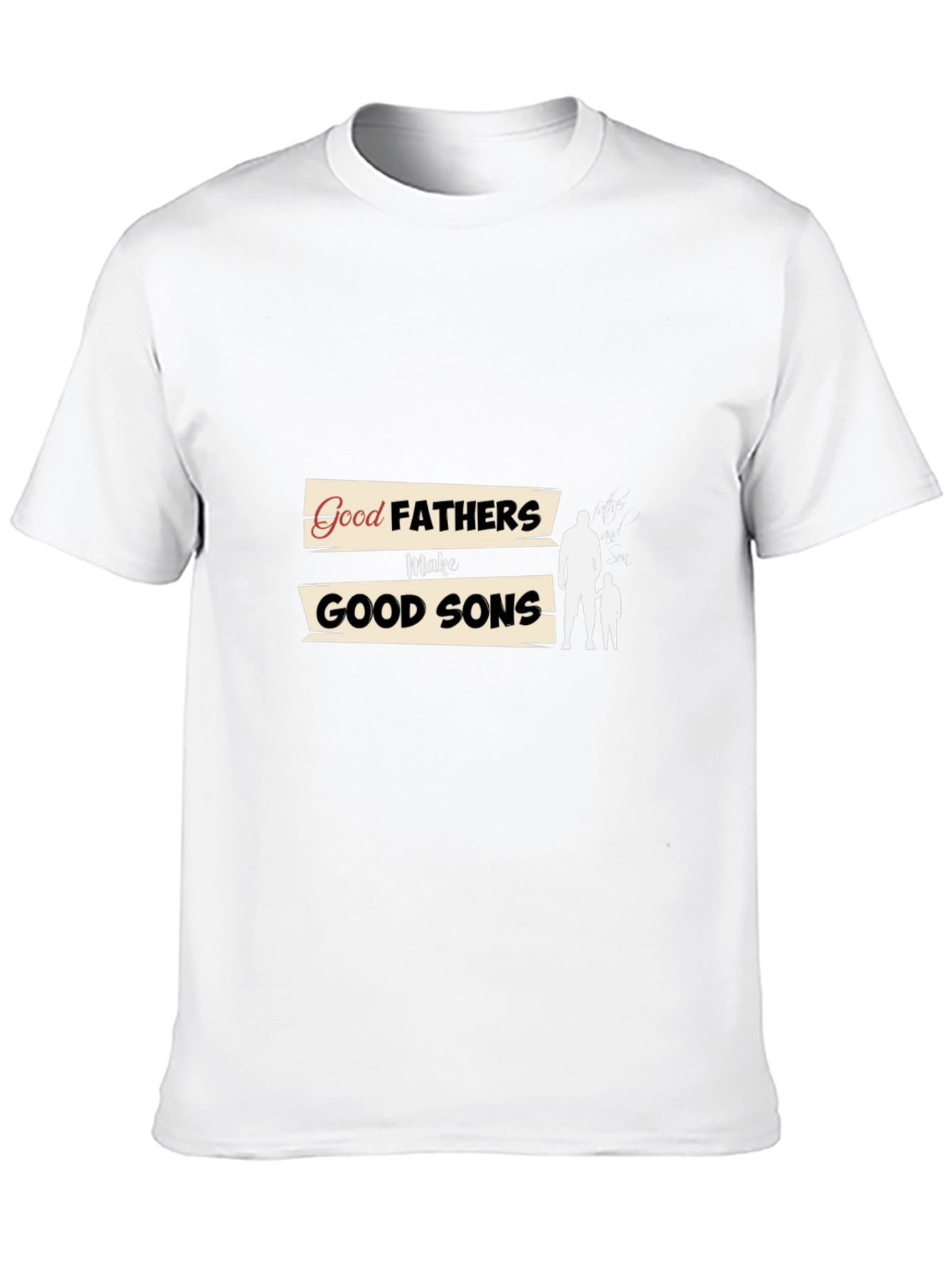 Camiseta Negra: Buenos Padres Buenos Hijos