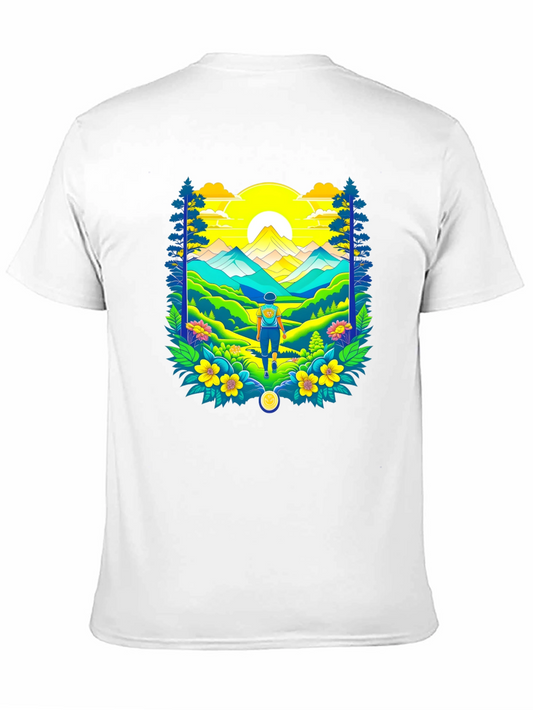 Camiseta Negra: Aventura en la Naturaleza