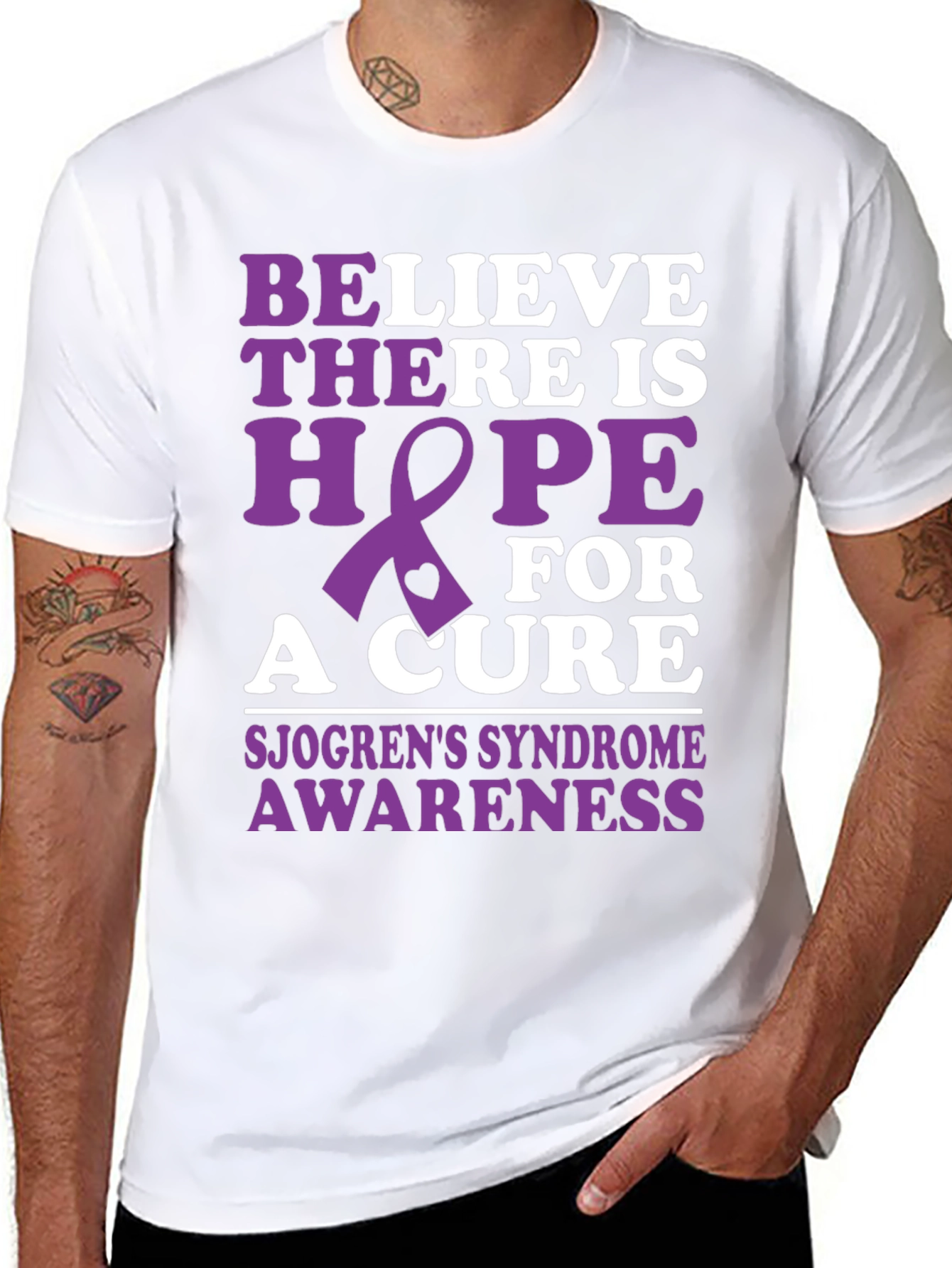 Camiseta Concientización Síndrome Sjögren