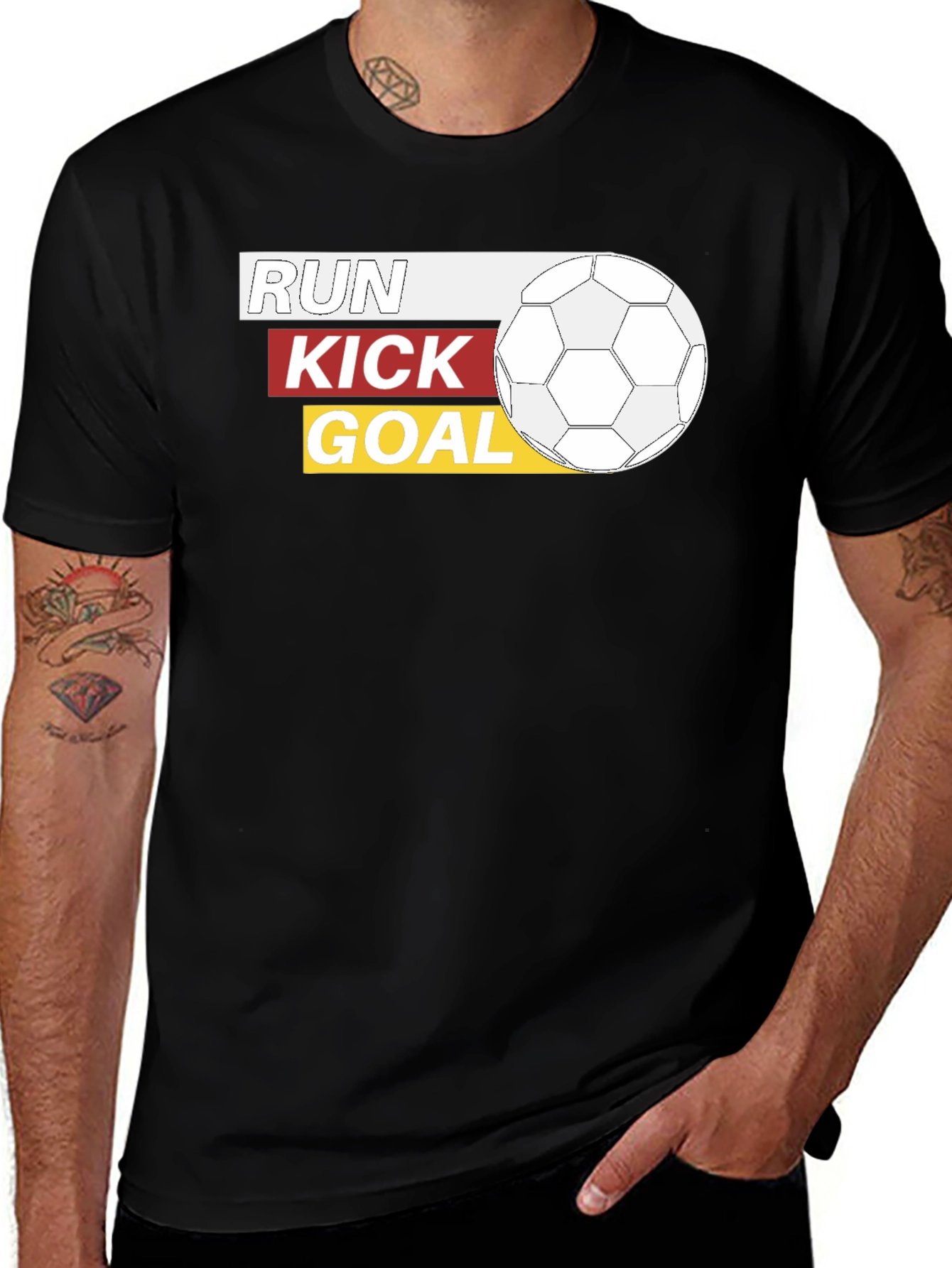 Camiseta Fútbol: Corre patea ¡gol!