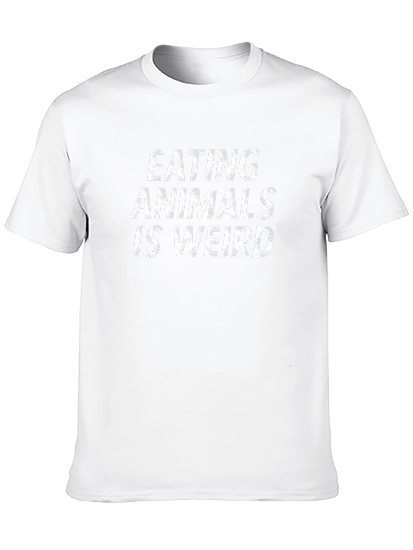 Camiseta Negra: Eating Animals Is Weird