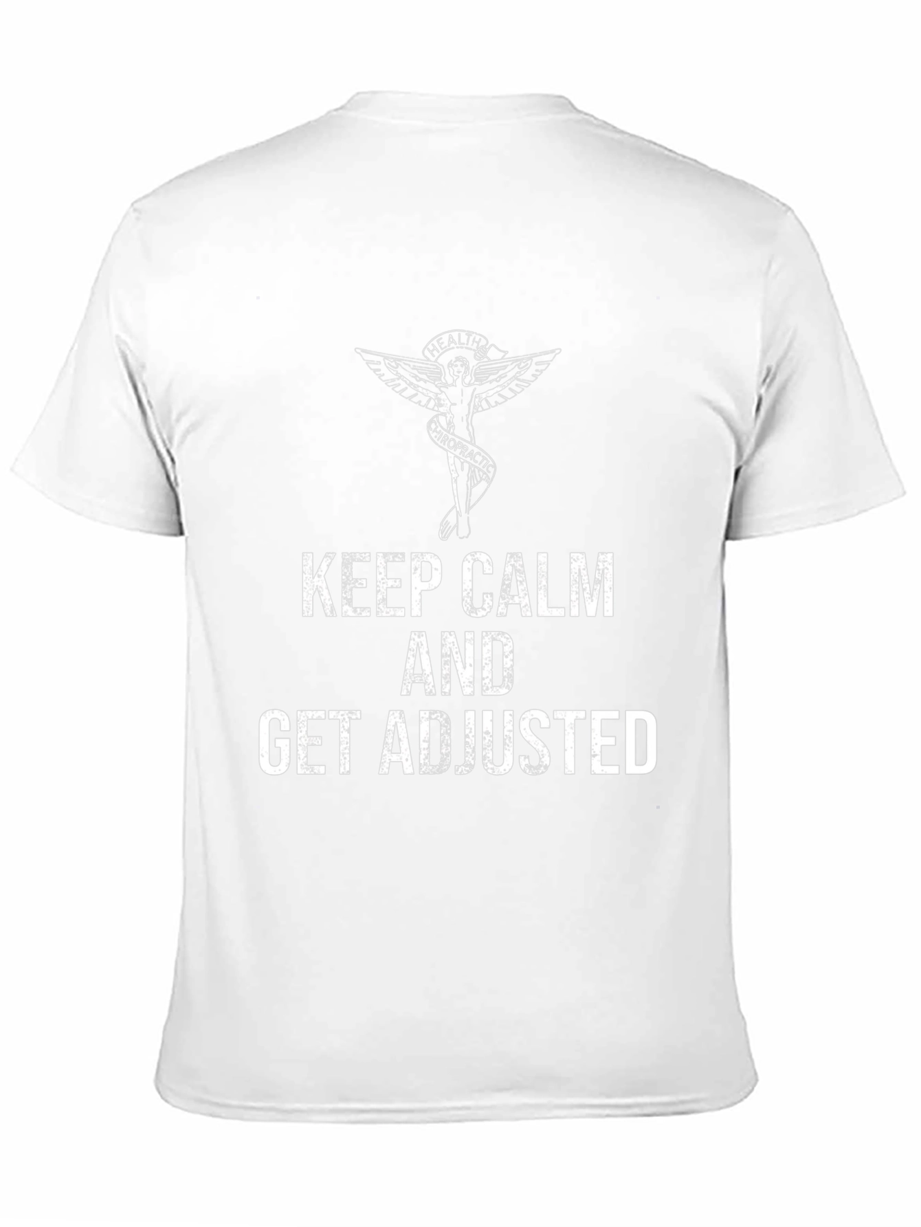 Camiseta Hombre Negra Keep Calm and Get Adjusted