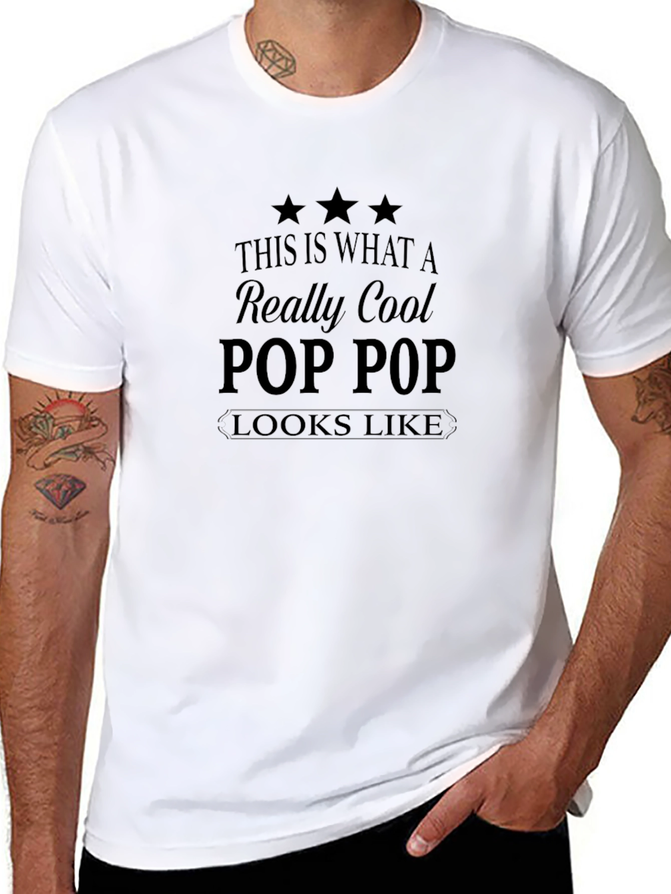 Camiseta Negra Pop Pop Cool