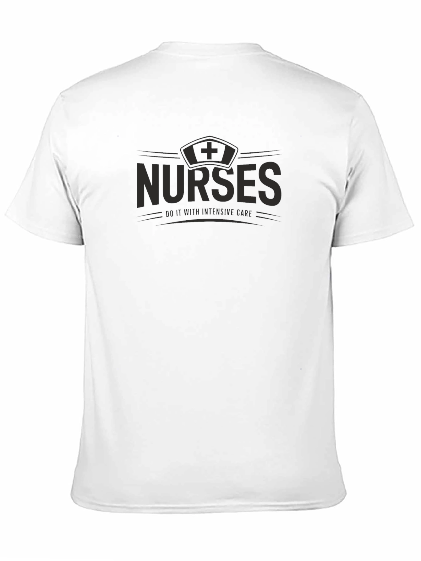 Camiseta Negra Nurses Do It With Intensive Care