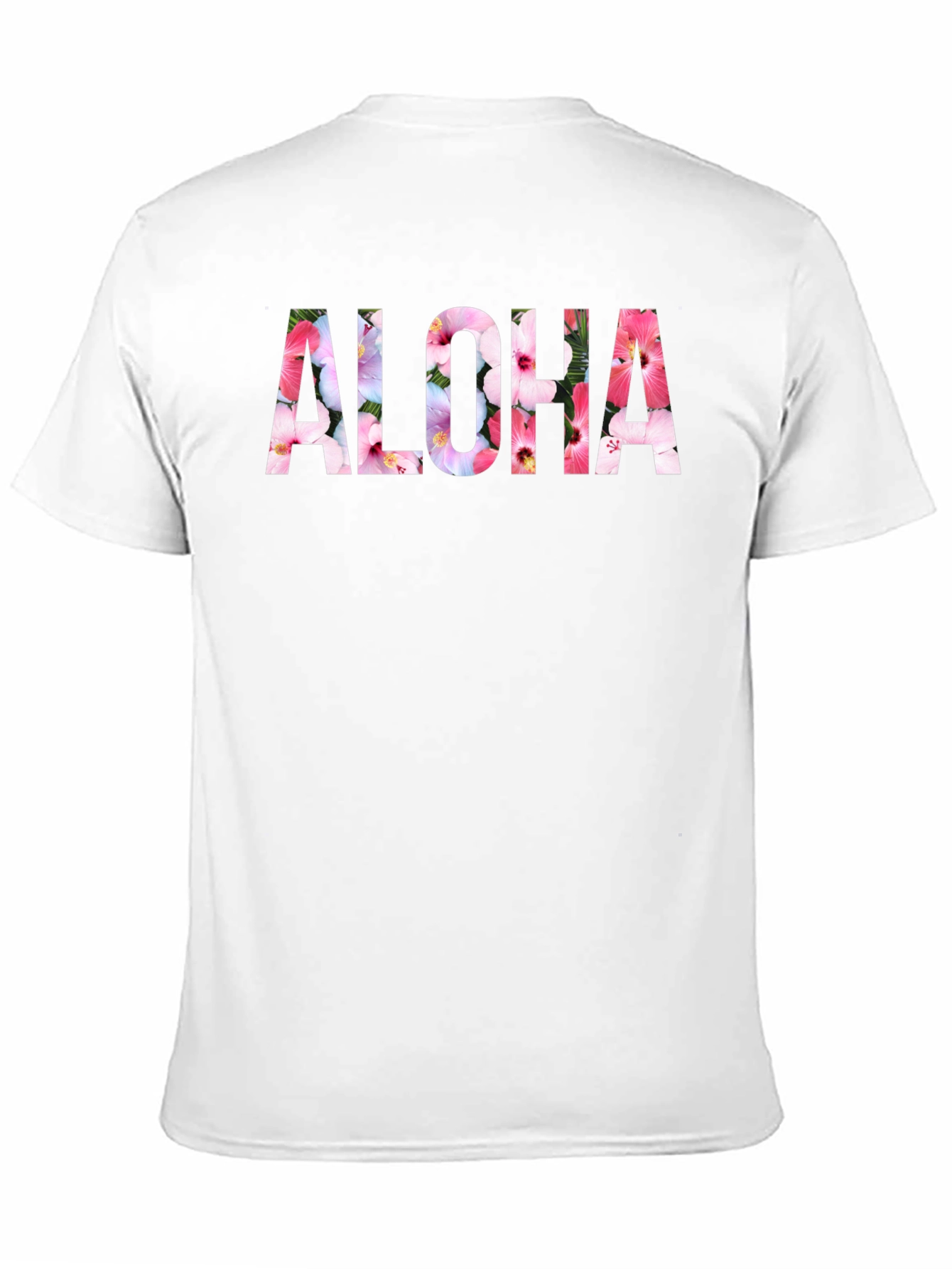 Camiseta Negra Aloha Floral Hombre