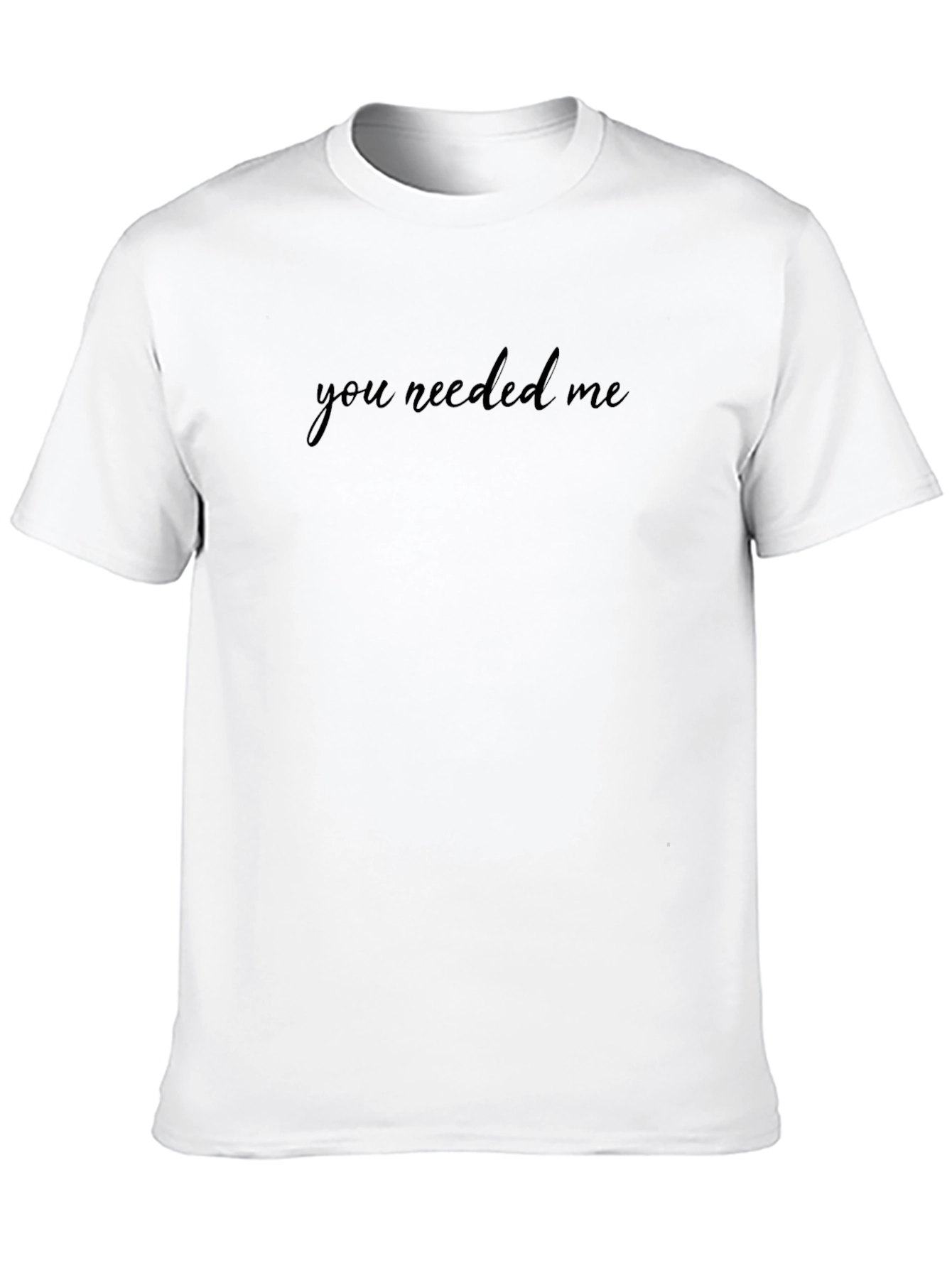 Camiseta Negra You Needed Me Casual