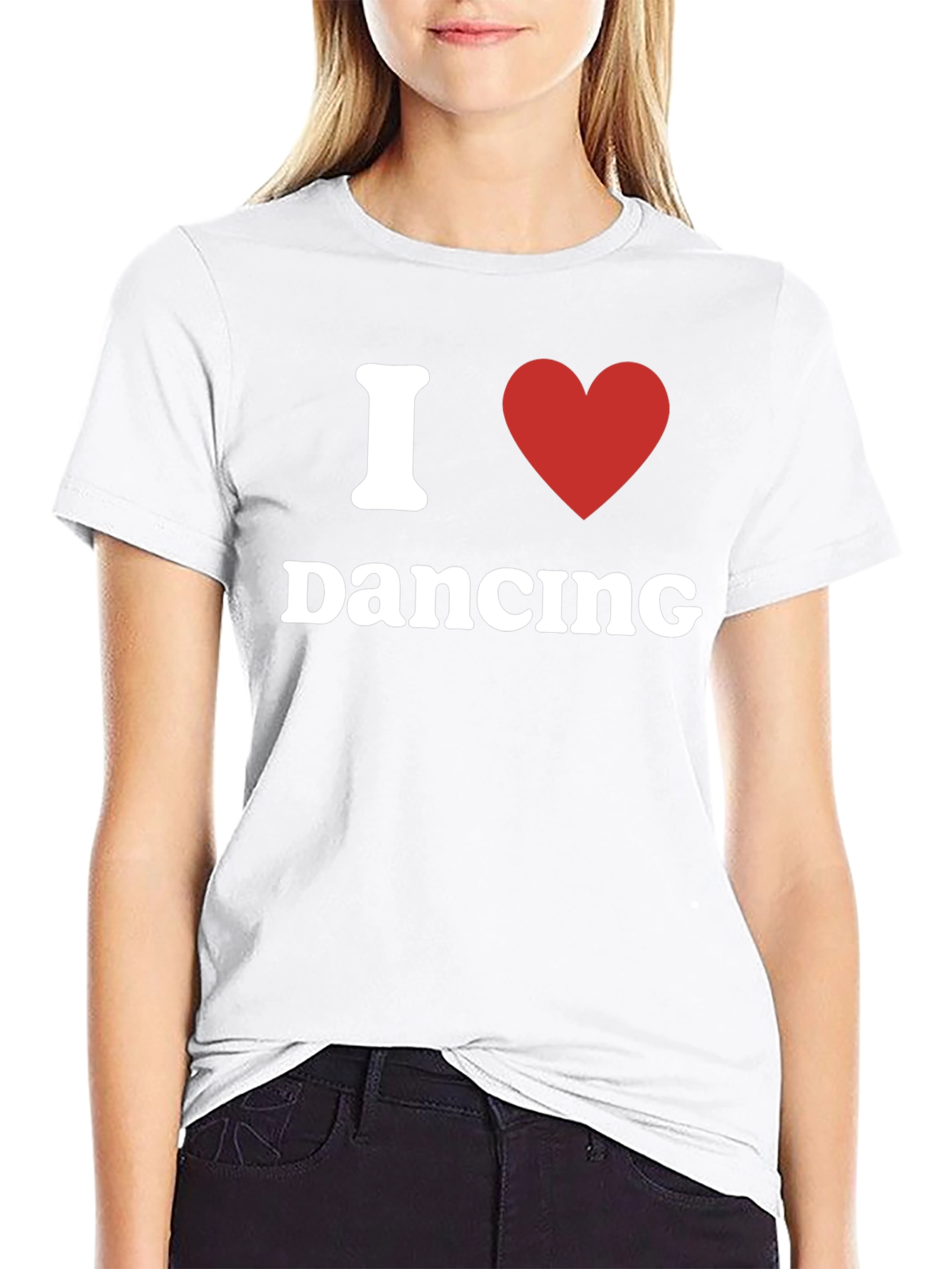 Camiseta Negra I Love Dancing