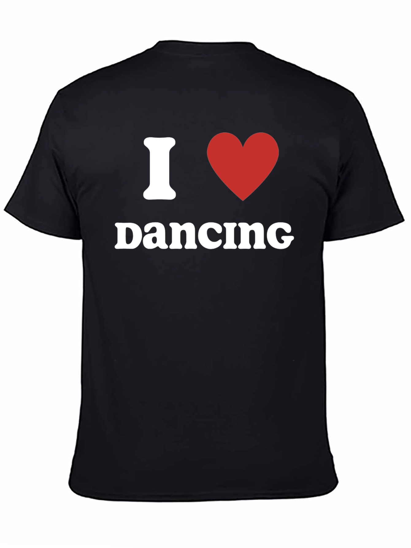 Camiseta Negra I Love Dancing