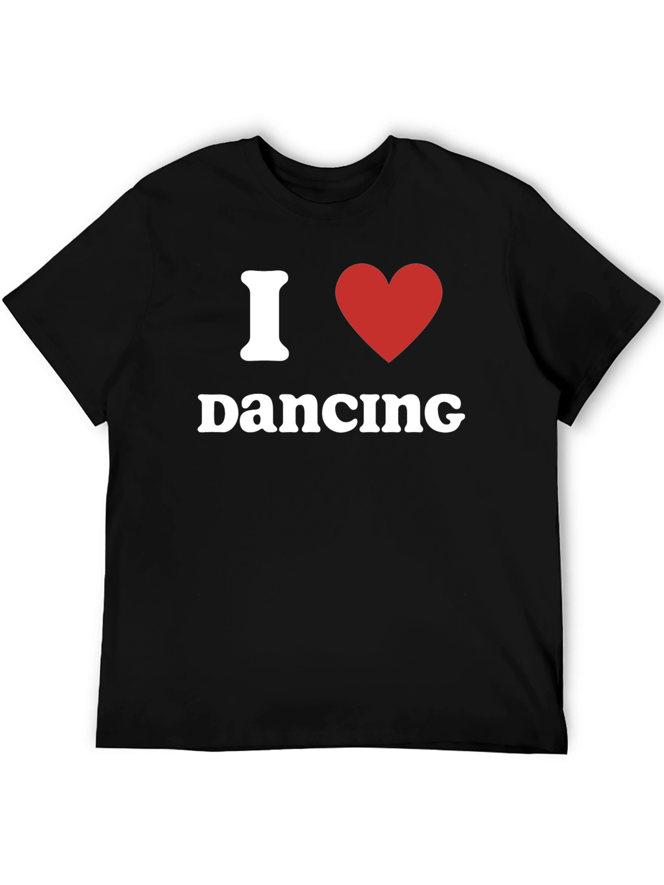 Camiseta Negra I Love Dancing