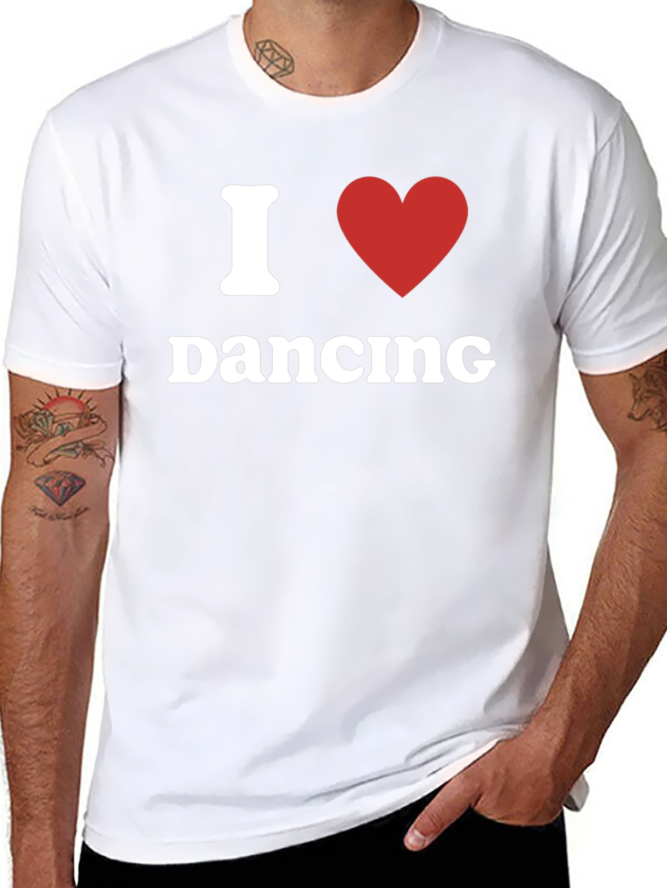 Camiseta Negra I Love Dancing