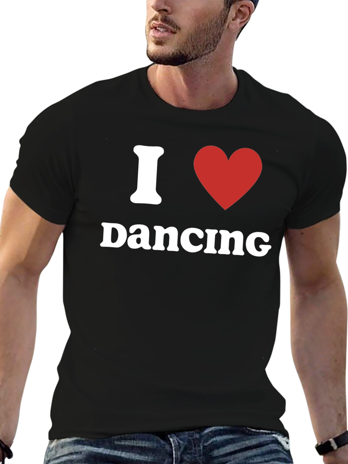 Camiseta Negra I Love Dancing