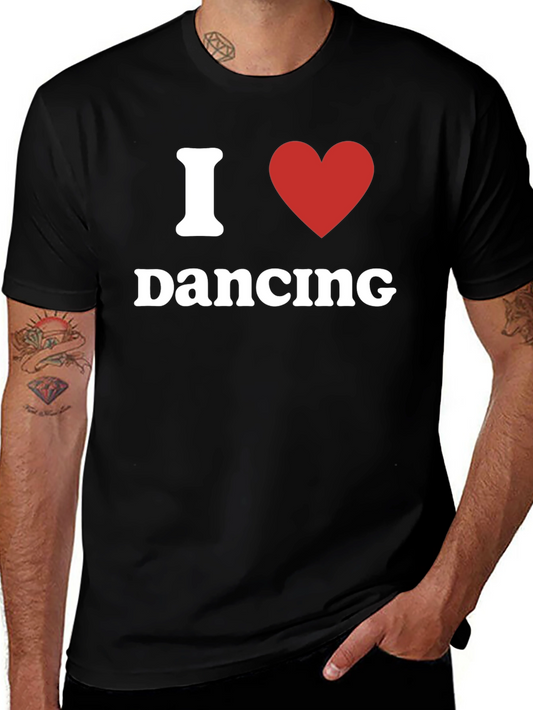 Camiseta Negra I Love Dancing
