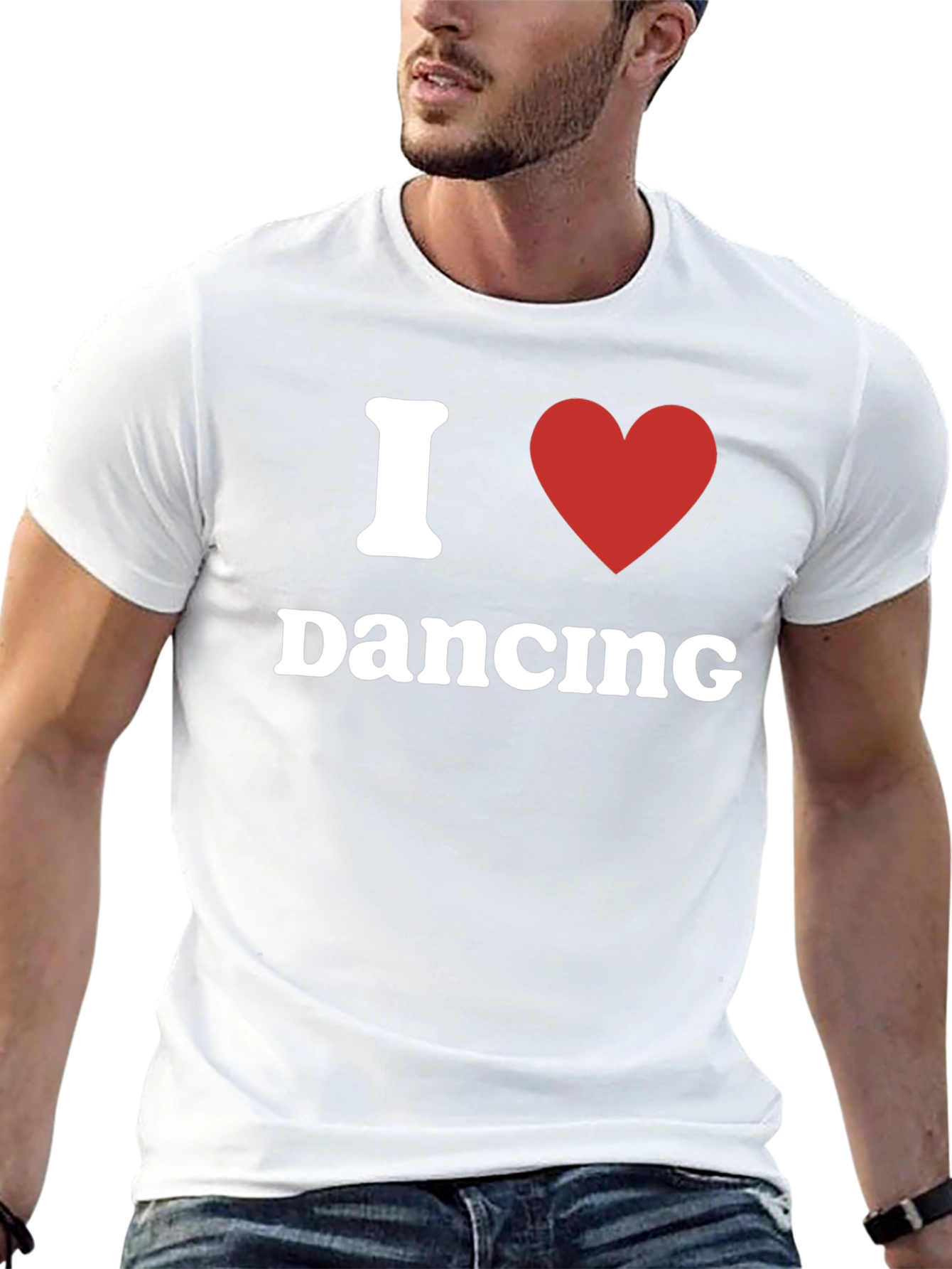 Camiseta Negra I Love Dancing
