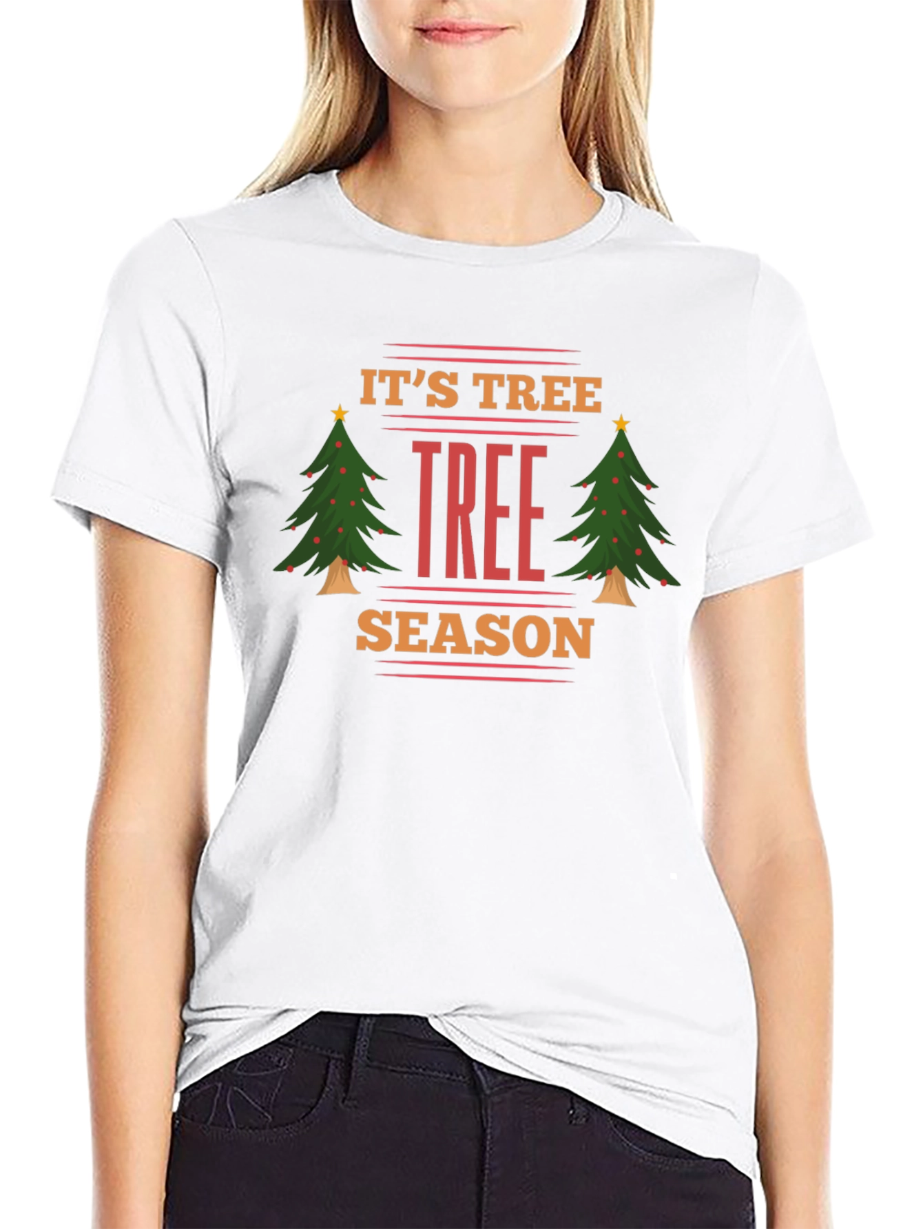 Camiseta Negra Its Tree Season