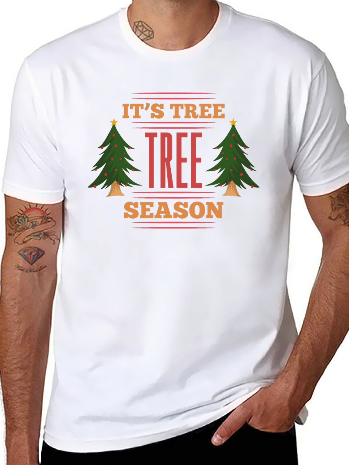 Camiseta Negra Its Tree Season