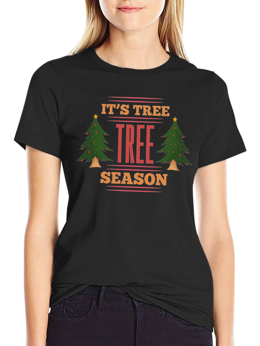 Camiseta Negra Its Tree Season