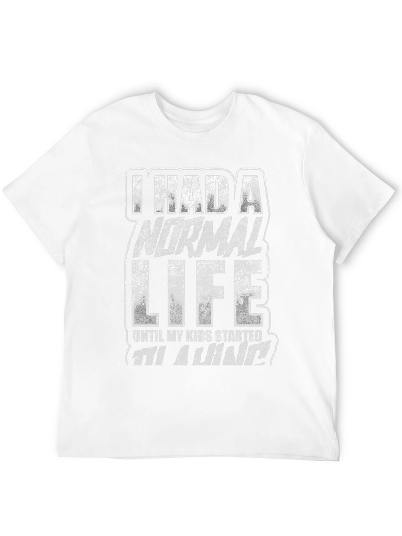 Camiseta Negra: Vida Normal Antes de los Hijos