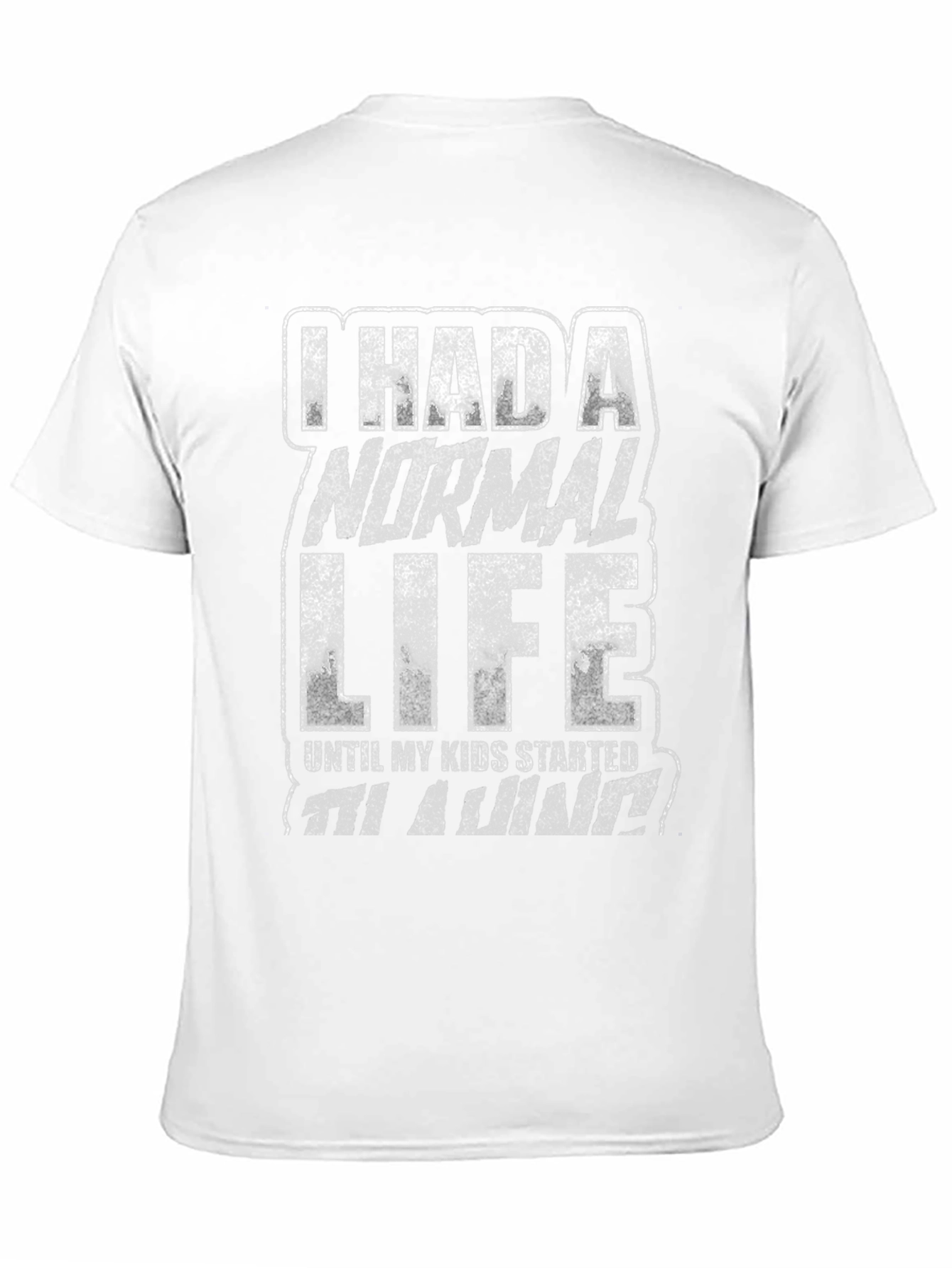 Camiseta Negra: Vida Normal Antes de los Hijos