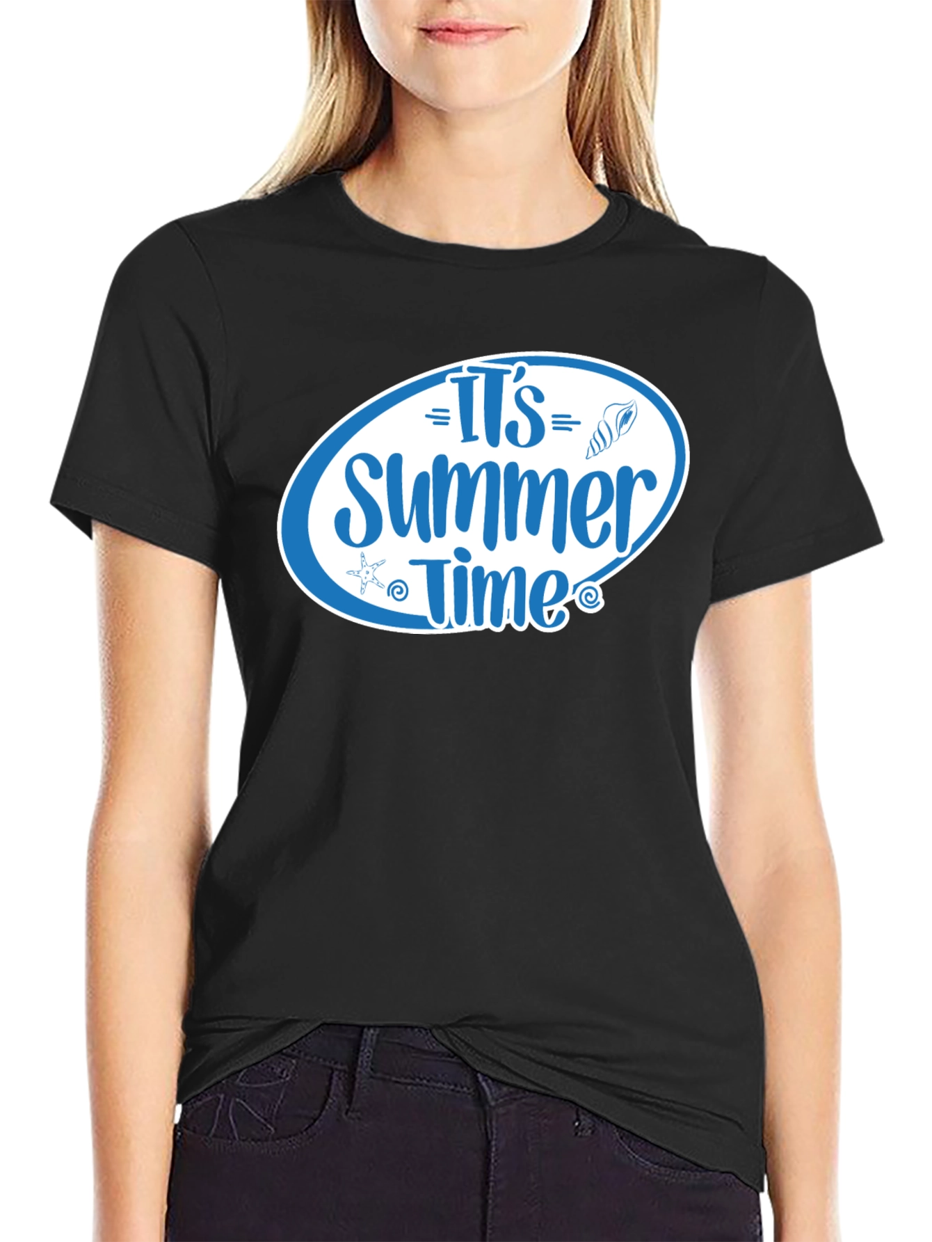 Camiseta Negra Its Summer Time