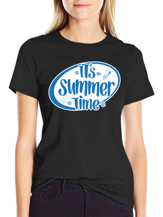 Camiseta Negra Its Summer Time