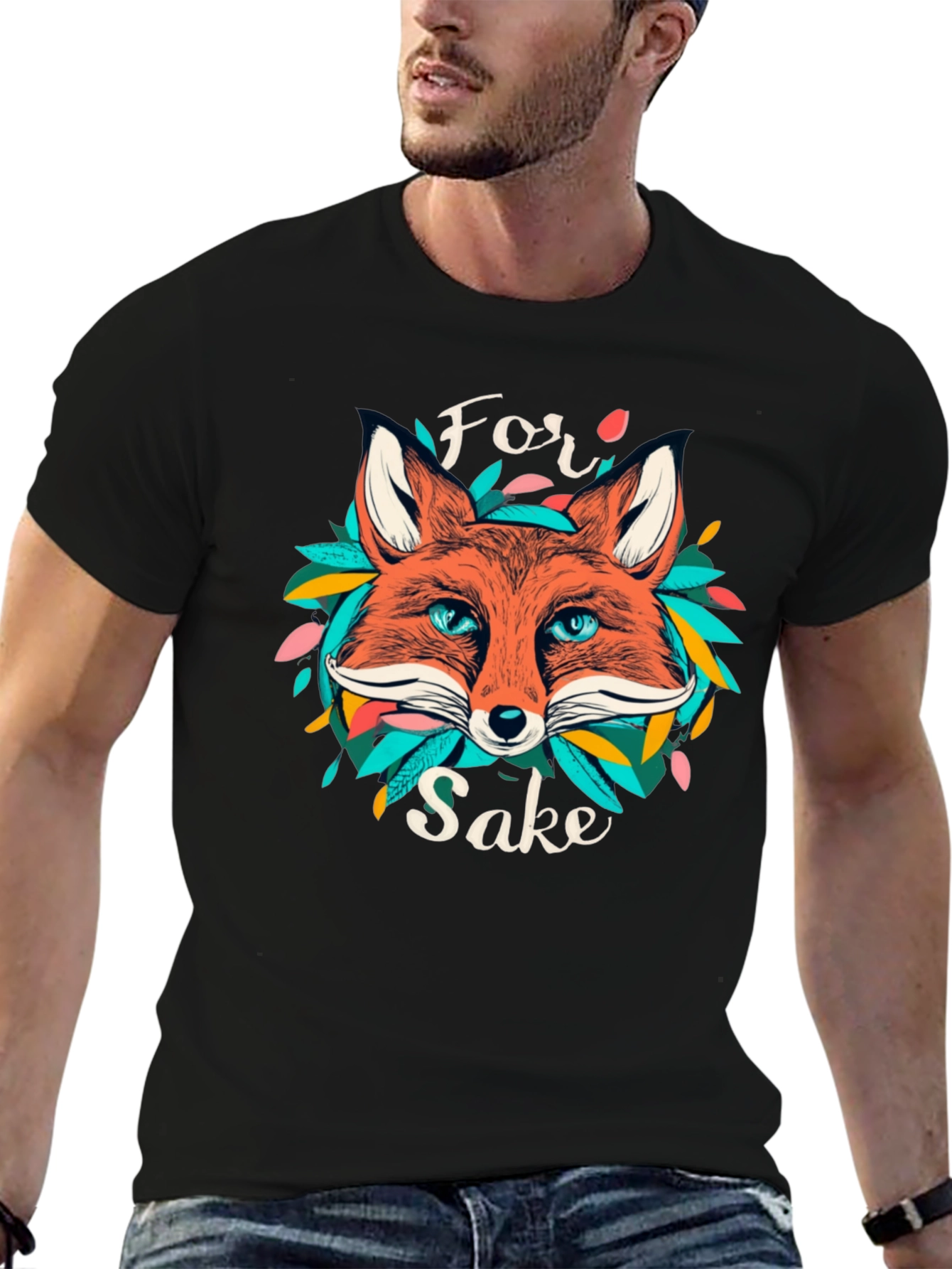 Camiseta Negra For Fox Sake
