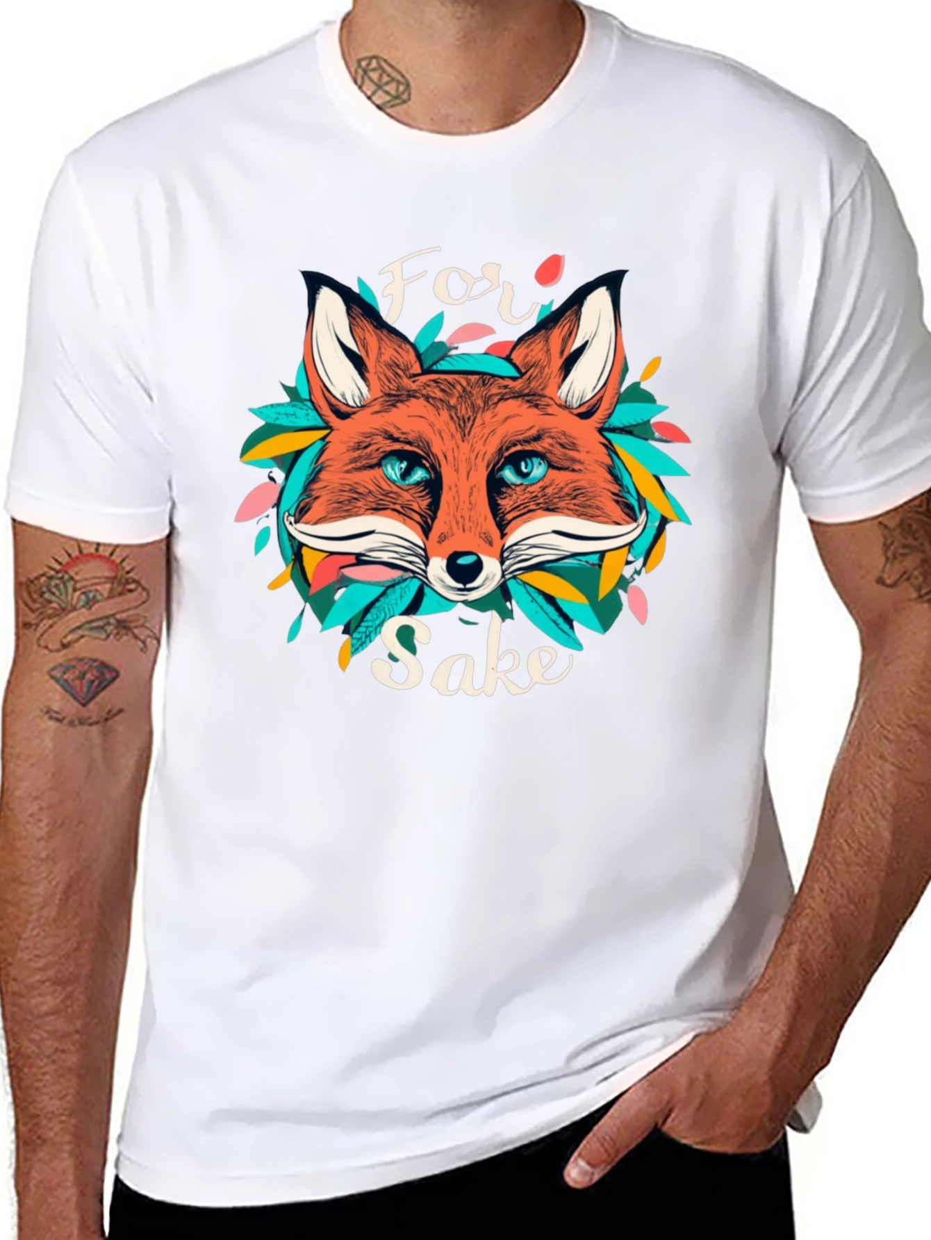 Camiseta Negra For Fox Sake