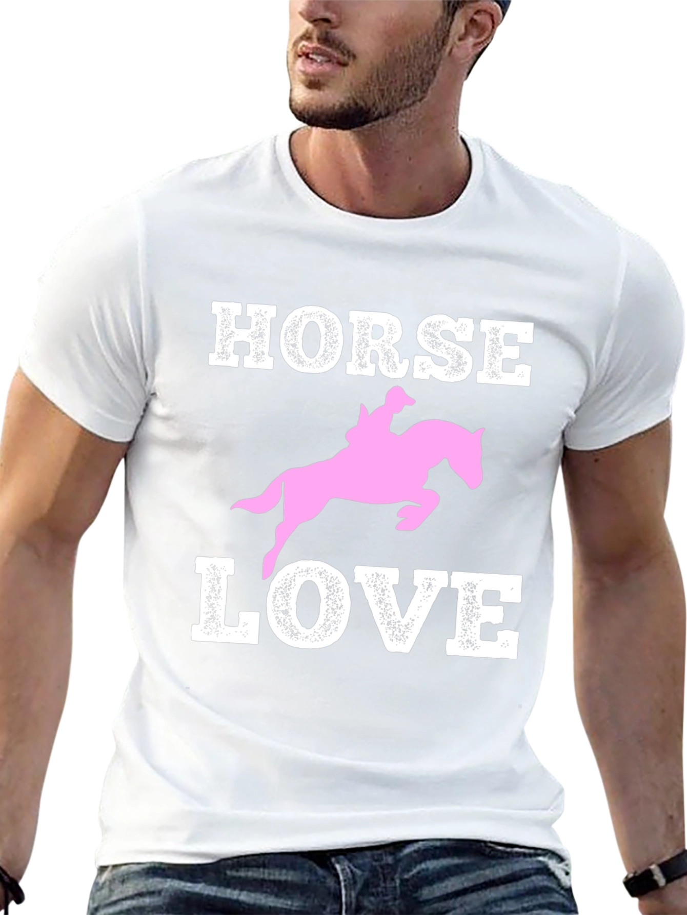 Camiseta Negra Horse Love
