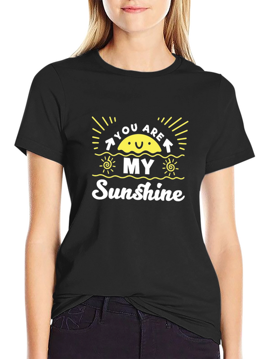 Camiseta Negra You Are My Sunshine