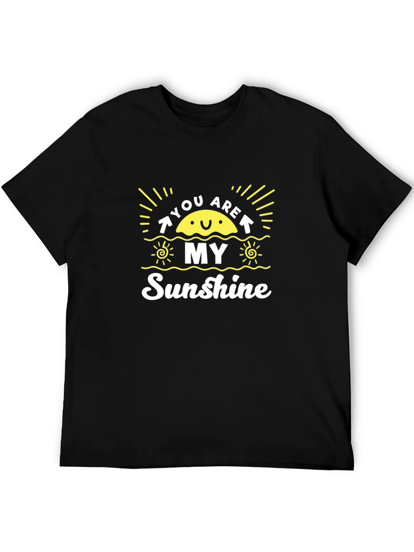 Camiseta Negra You Are My Sunshine
