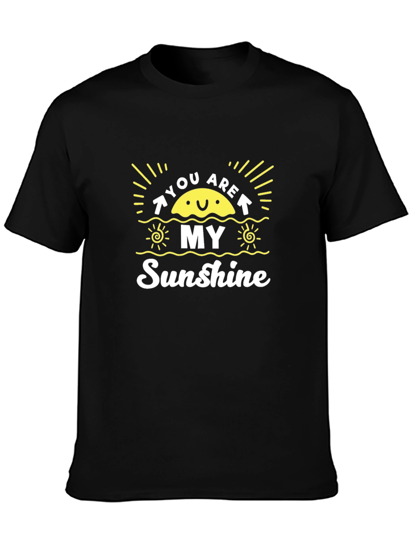 Camiseta Negra You Are My Sunshine
