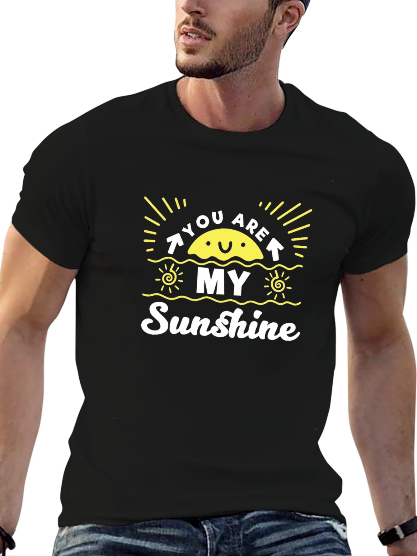Camiseta Negra You Are My Sunshine