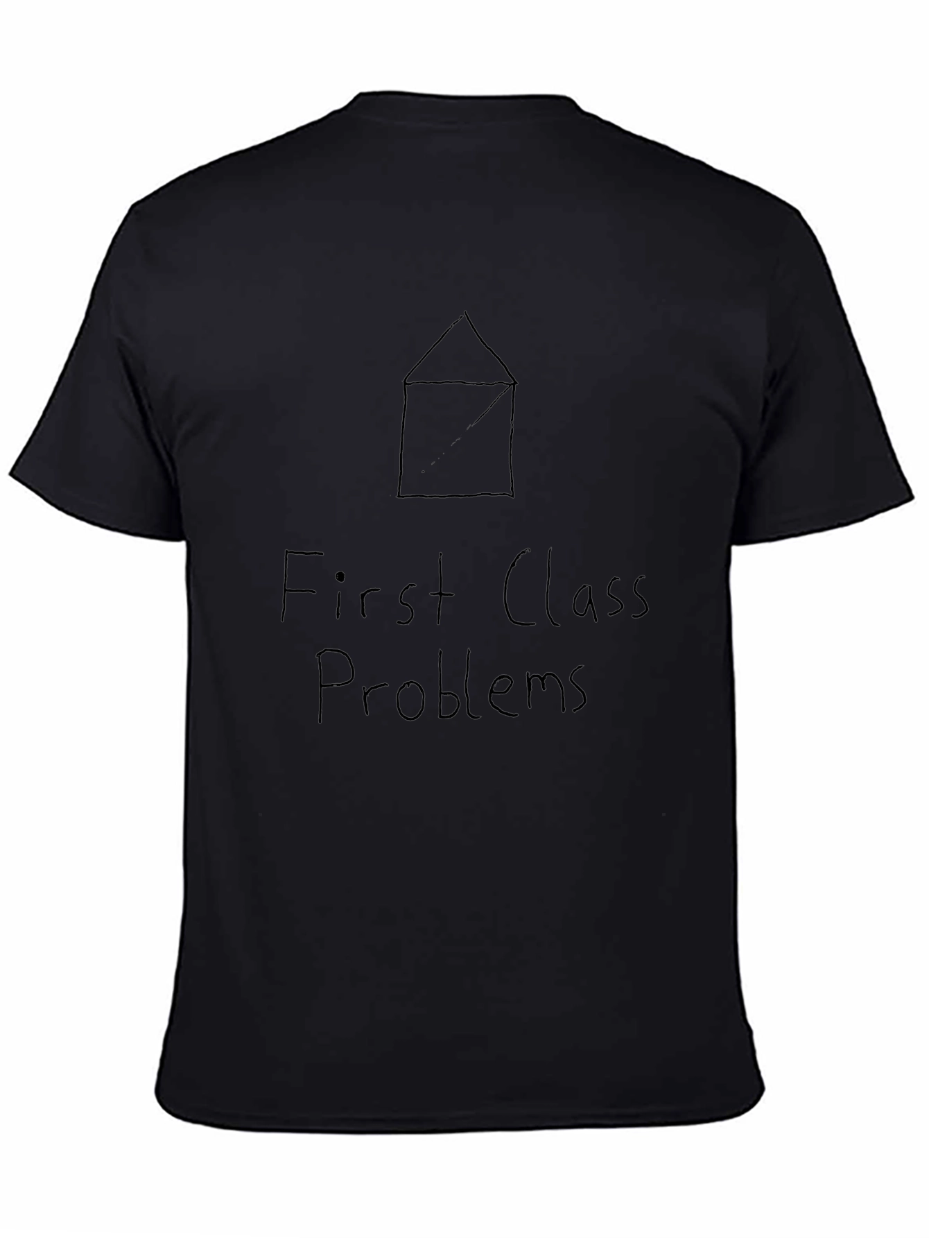 Camiseta Negra First Class Problems