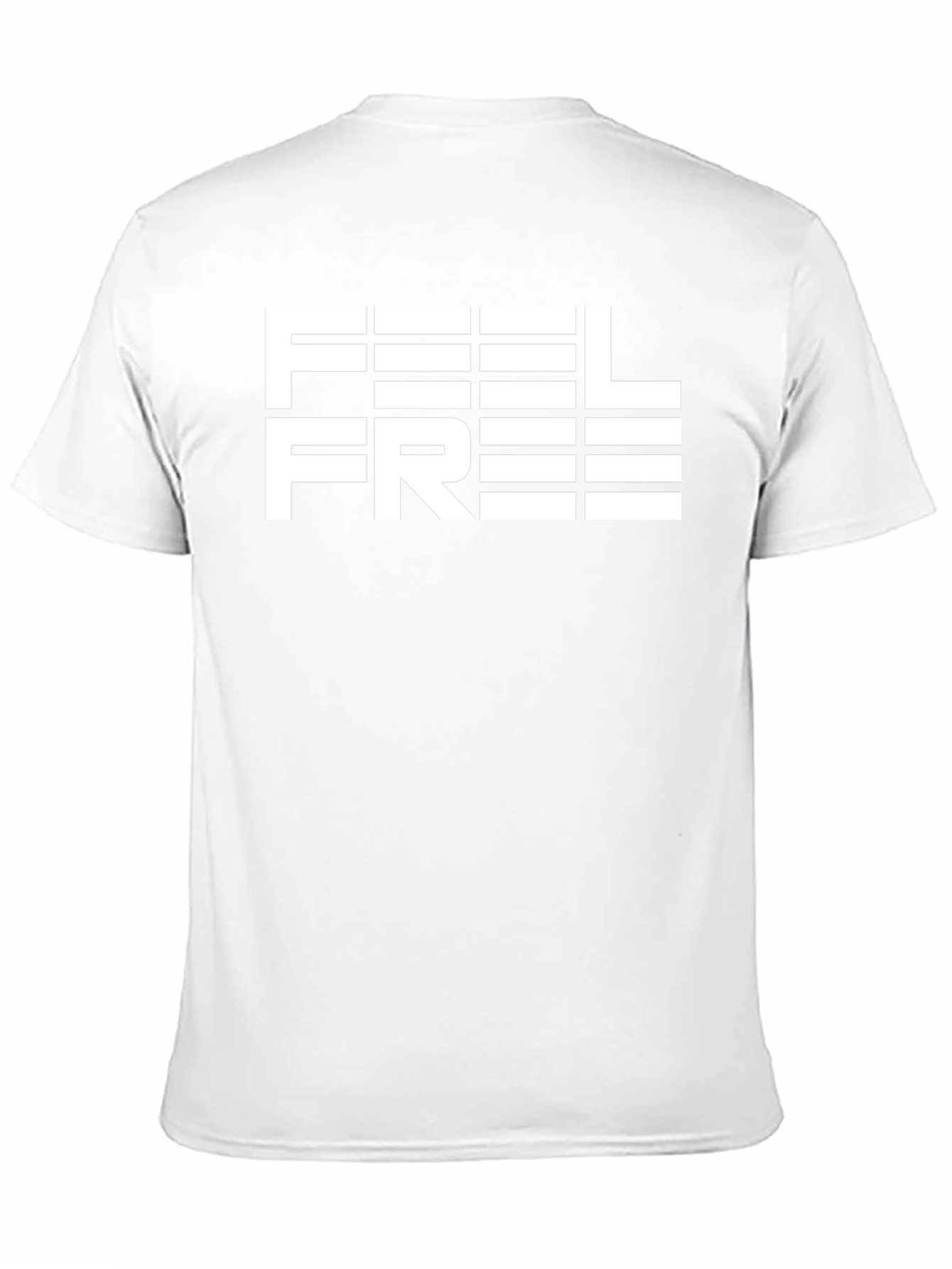 Camiseta Negra Siéntete Libre para Hombre