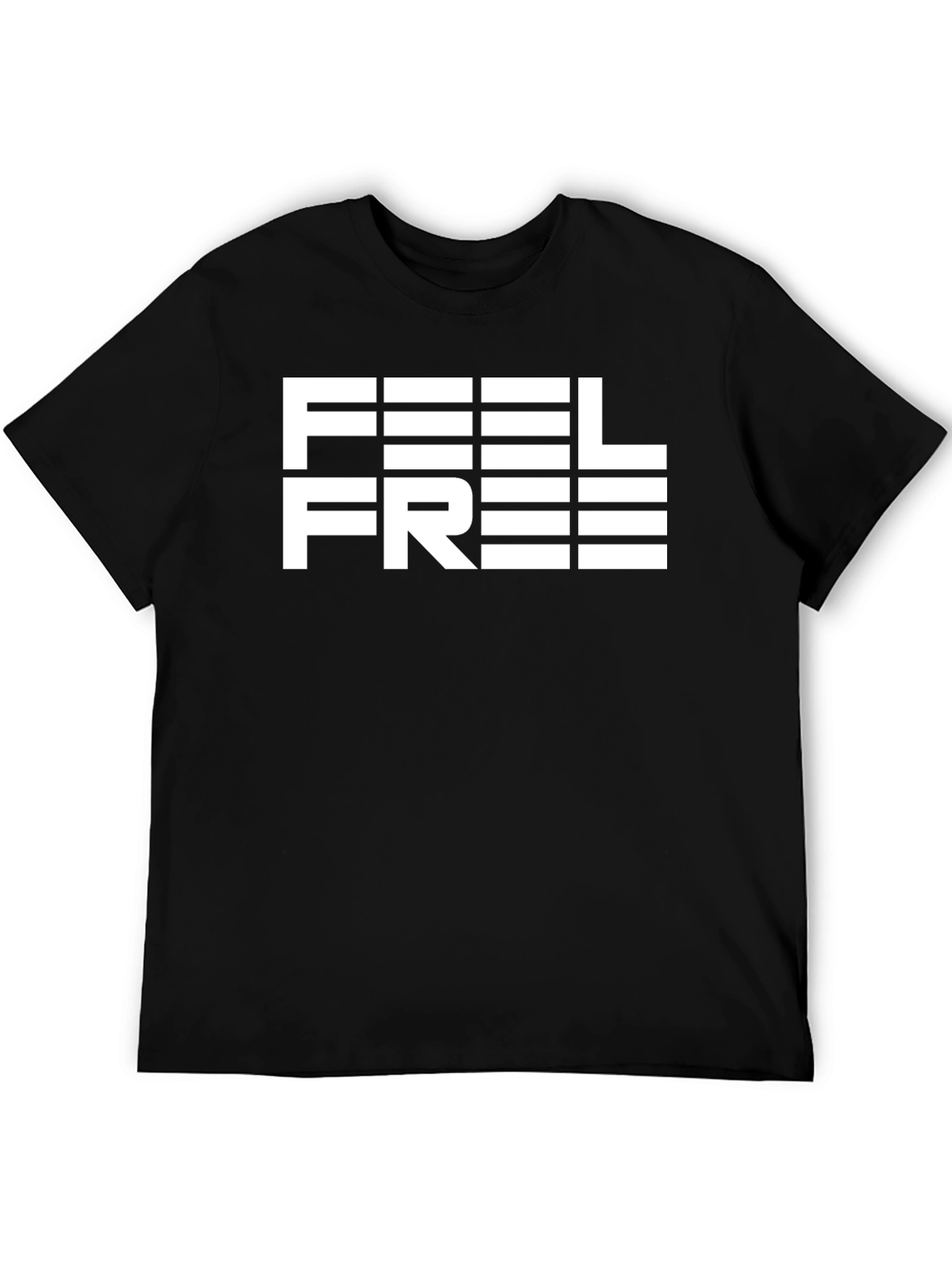 Camiseta Negra Siéntete Libre para Hombre