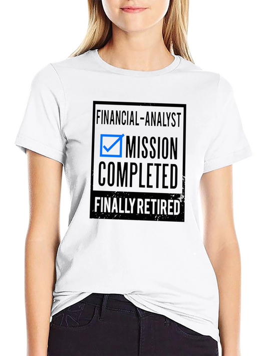Camiseta Analista Financiero - Misión Cumplida