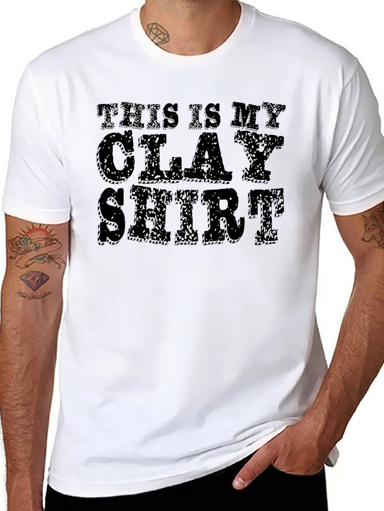Camiseta Negra This Is My Clay Shirt
