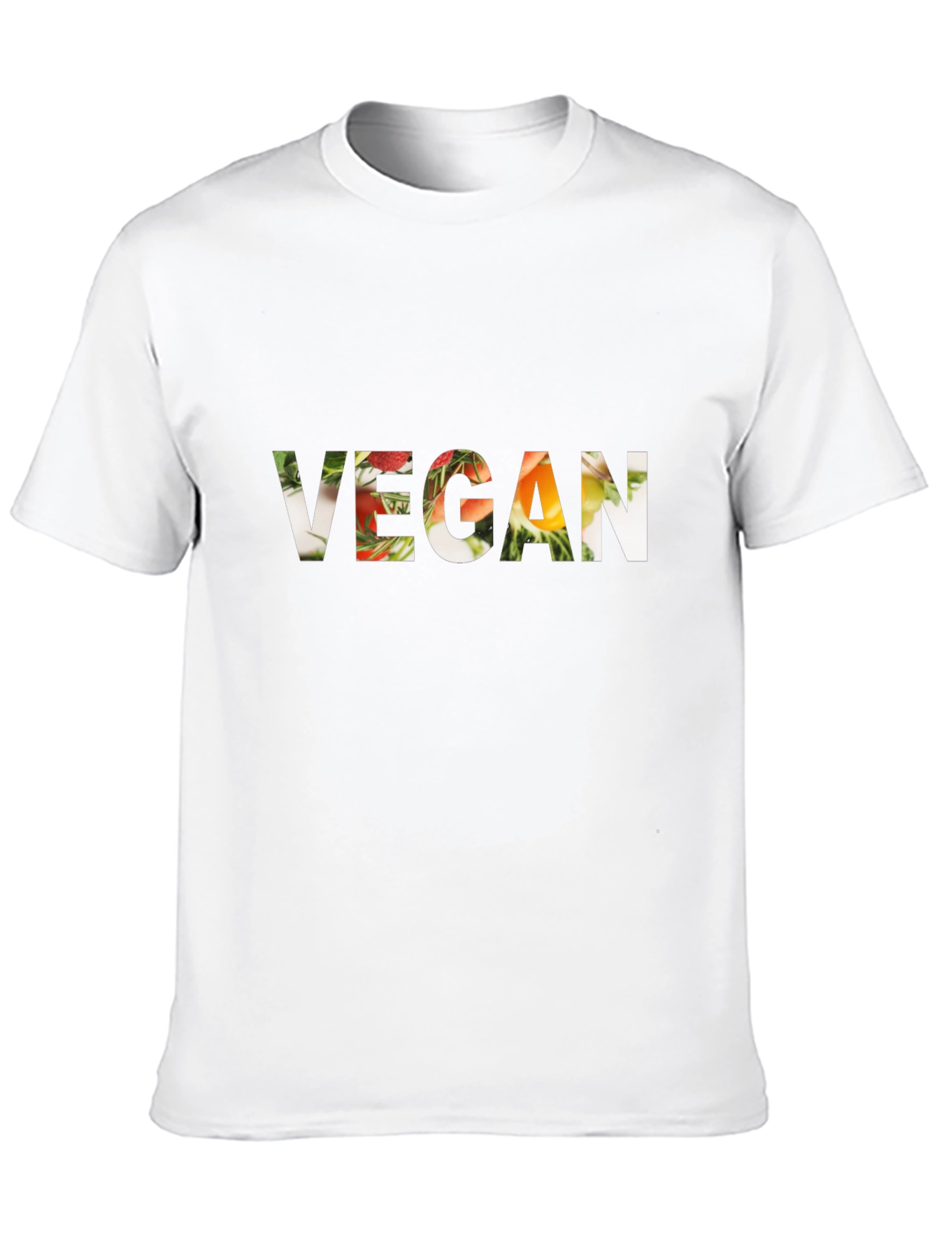 Camiseta Vegana Negra para Hombre