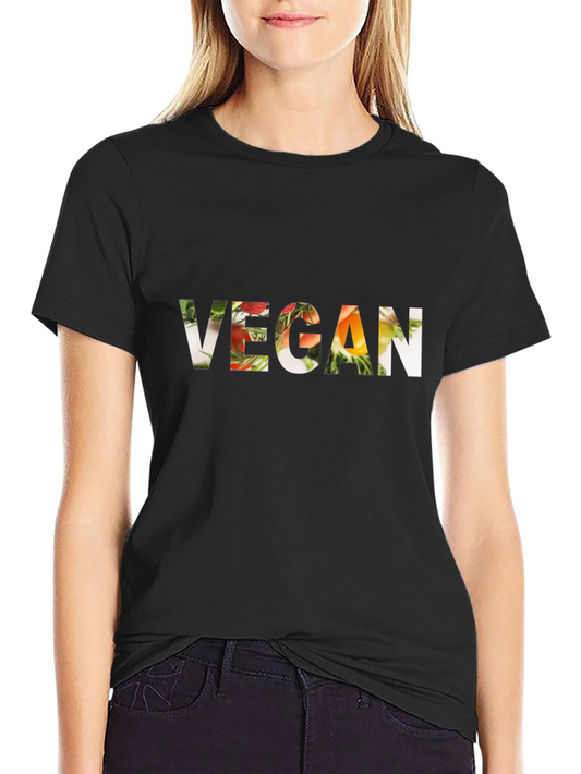 Camiseta Vegana Negra para Hombre