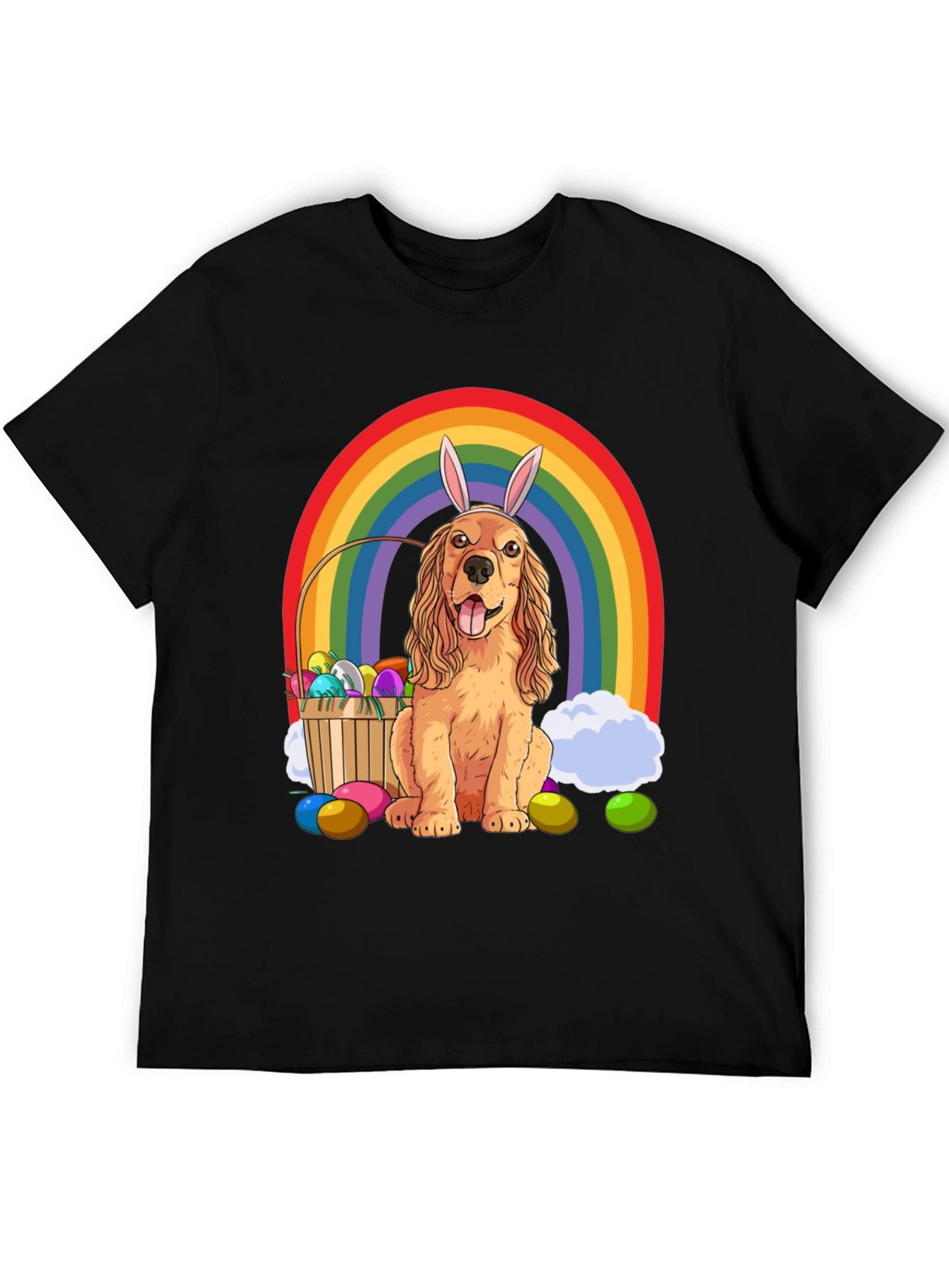 Camiseta Divertida Perro Cocker Spaniel Pascua