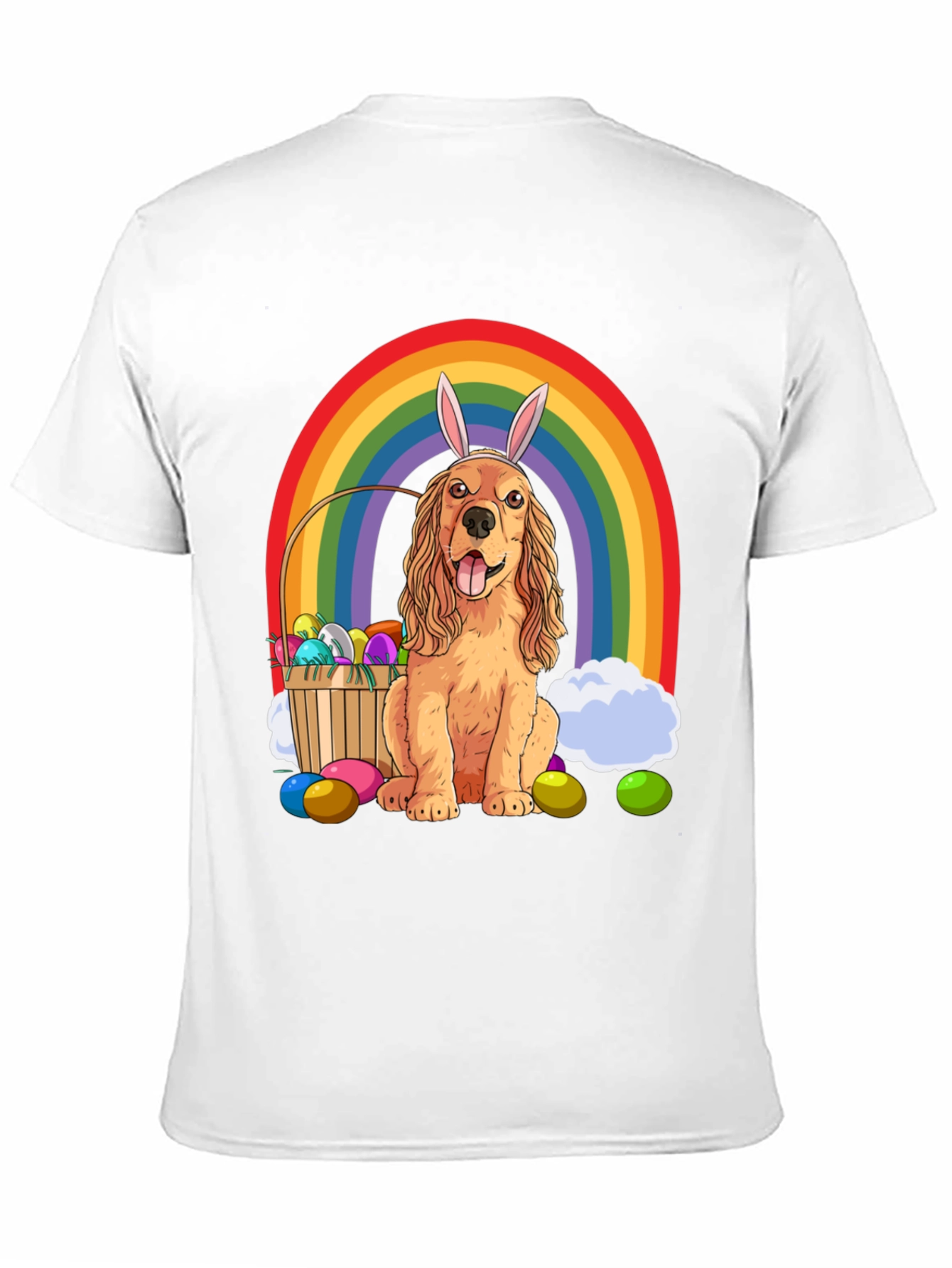 Camiseta Divertida Perro Cocker Spaniel Pascua