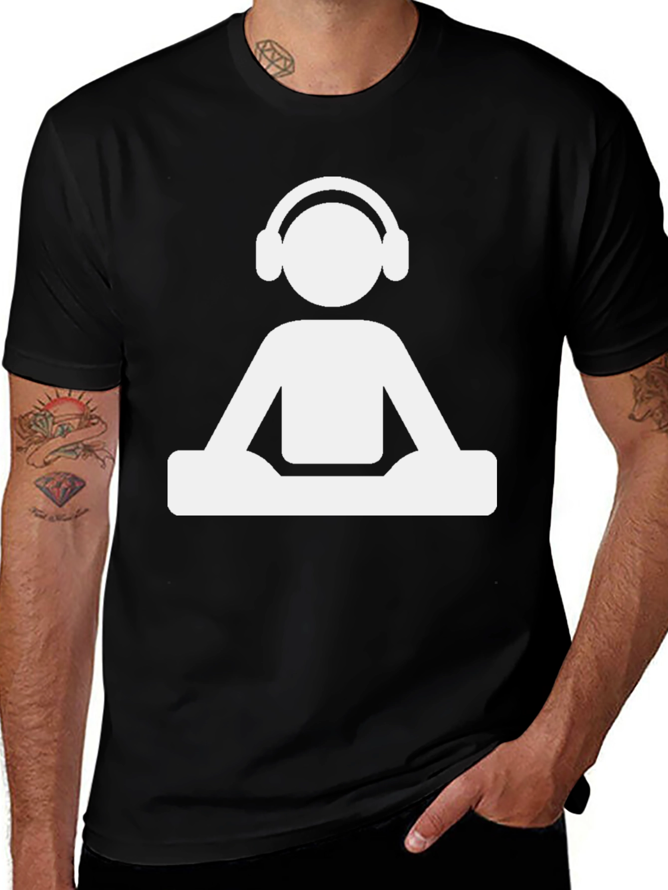 Camiseta Negra DJ: Estilo Musical Único