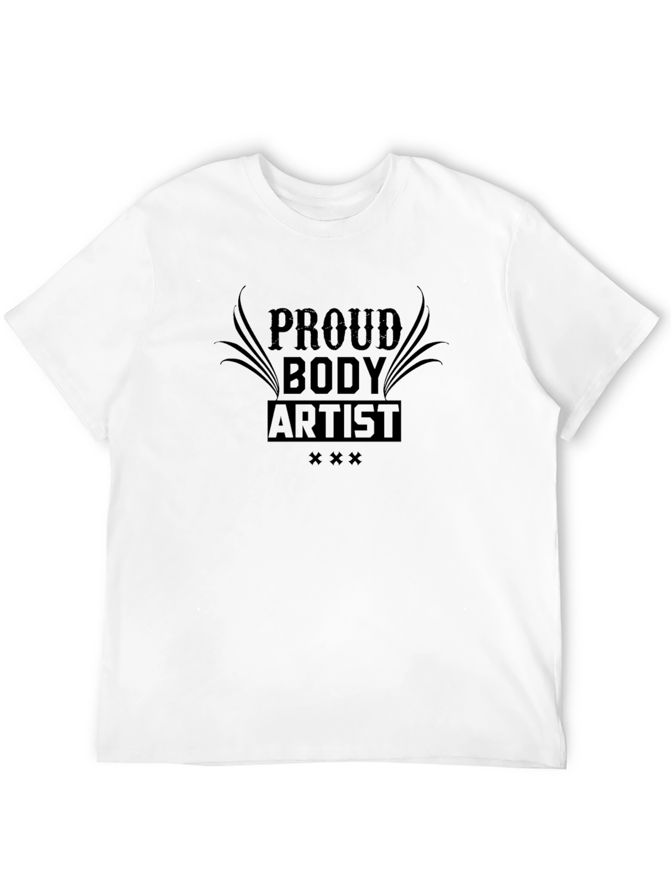 Camiseta Negra Proud Body Artist para Hombre
