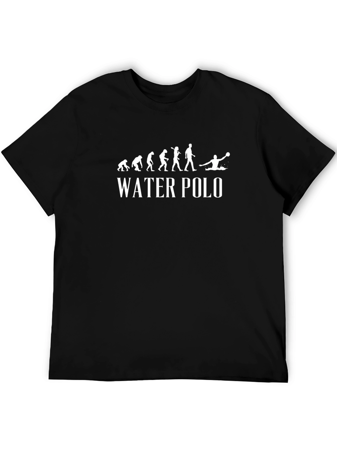Camiseta Negra Evolución Water Polo