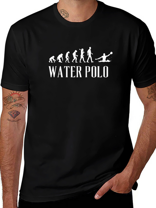 Camiseta Negra Evolución Water Polo