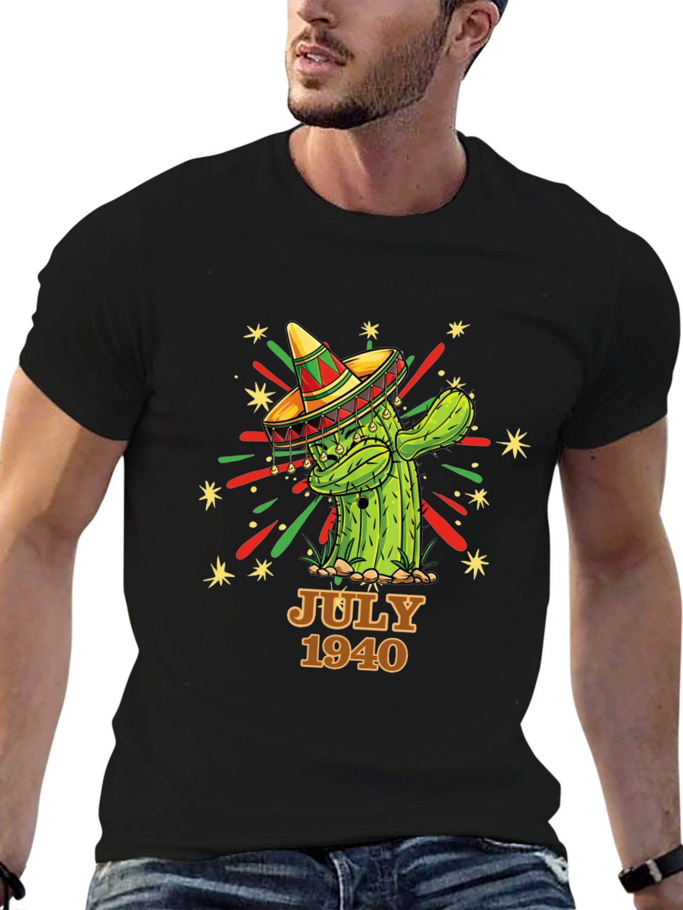 Camiseta Cactus con Sombrero - Julio 1940